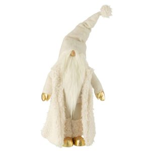 GNOME LONG COAT TEXTILE CREAM/GOLD LARGE