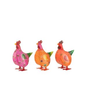 ROOSTER IRON MIX ASSORTMENT OF 3 SMALL