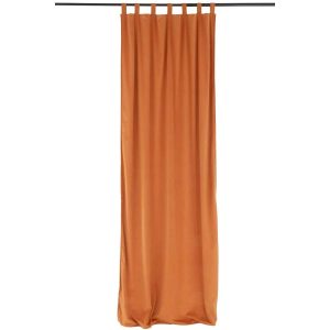 CURTAIN LONG VELVET OCHRE