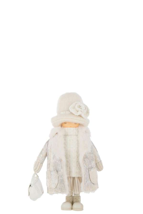 GIRL BAG POLYESTER OFF-WHITE SMALL