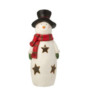 SNOWMAN SCARF + HAT MAGNESIUM MULTICOLORED LARGE