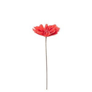 FLOWER EVA CORAL RED SMALL