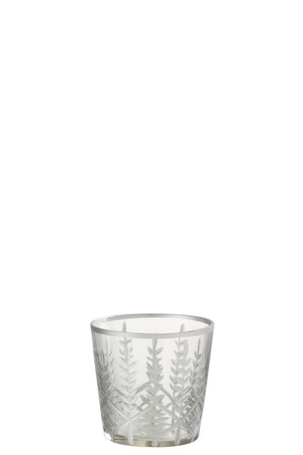 HURRICANE CHLOE GLASS TRANSPARENT/SILVER SMALL