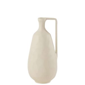 VASE GOA ALUMINIUM WHITE LARGE