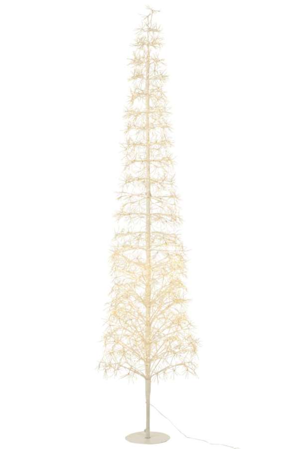 TREE LED WARM WHITE LIGHTS IRON WHITE EXTRA LARGE