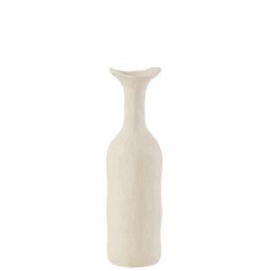 VASE AGRA ALUMINIUM WHITE SMALL