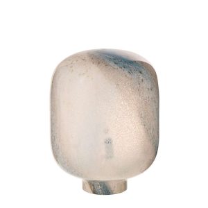 TABLE LAMP BOLA GLASS BLUE/WHITE LARGE