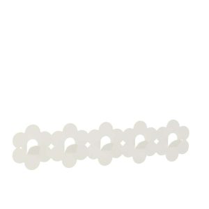 COAT RACK FLOWER IRON WHITE