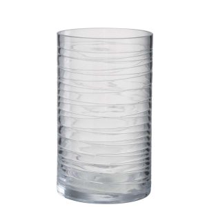 HURRICANE STRIPES GLASS TRANSPARENT LARGE