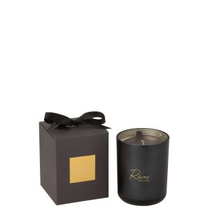 SCENTED CANDLE REVES BLACK LARGE-65HOURS