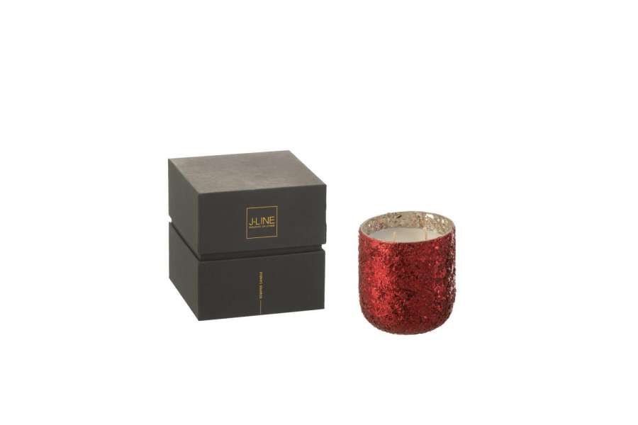 SCENTED CANDLE LUXURIA RED SMALL- 40H