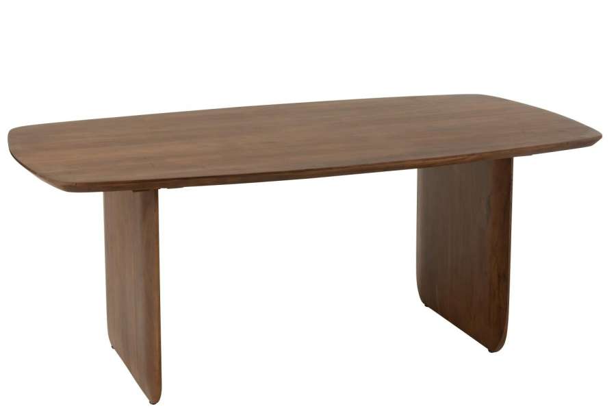 DINING TABLE ACACIA WOOD BROWN