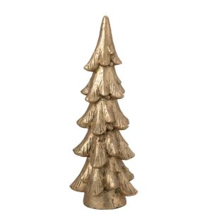 CHRISTMAS TREE ROUND BASE  MAGNESIUM GOLD COLORED LARGE
