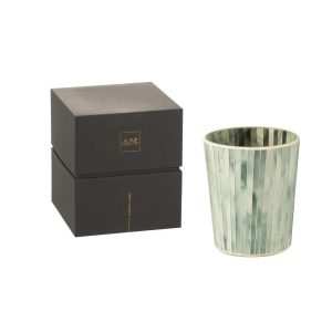 SCENTED CANDLE NOA SEASIDE BLISS LIGHT BLUE MEDIUM-55HOURS