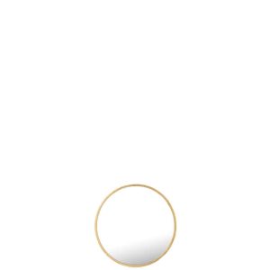 MIRROR MONA ROUND IRON/GLASS GOLD MEDIUM