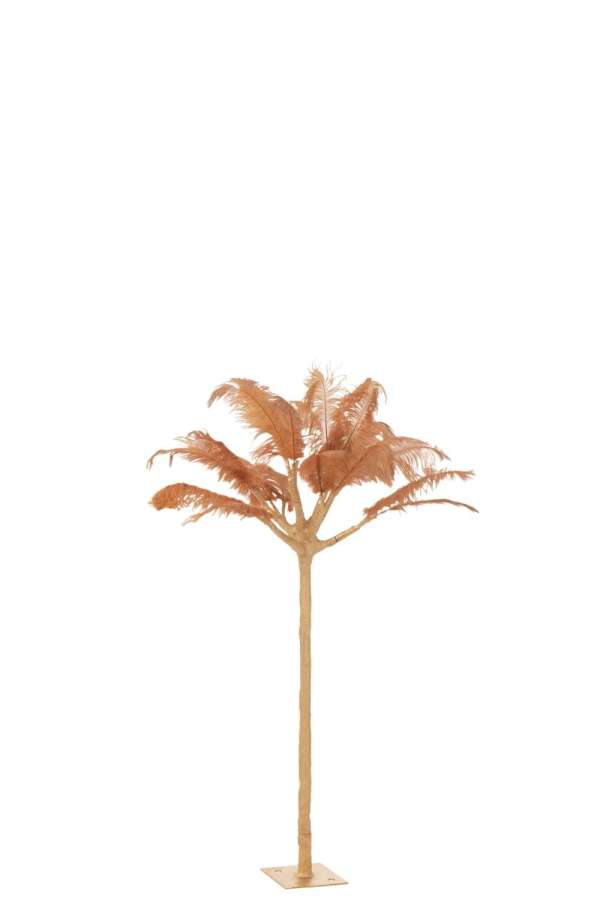 TREE FEATHERS STEEL GOLD/OCHRE SMALL