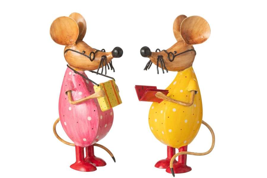 MOUSE BOOK + CASE IRON MIX ASSORTMENT OF 2