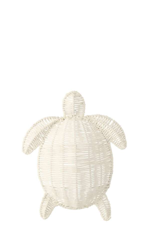 WALL DECORATION TURTLE IRON OFF-WHITE SMALL