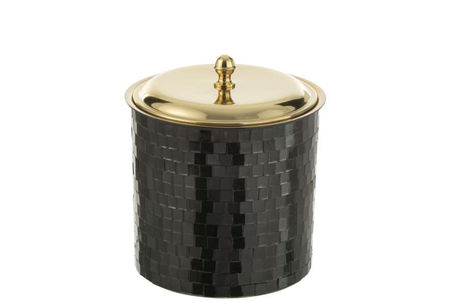 ICE BUCKET MOSAIC STAINLESS STEEL BLACK