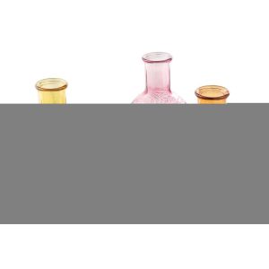 VASE GLASS MULTI ASSORTMENT OF 3