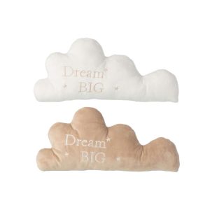 CLOUD POLYESTER WHITE/BEIGE ASSORTMENT OF 2