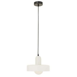 CEILING LAMP RETRO GLASS WHITE