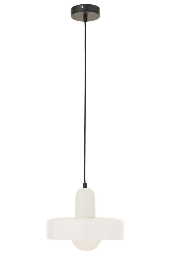 CEILING LAMP RETRO GLASS WHITE
