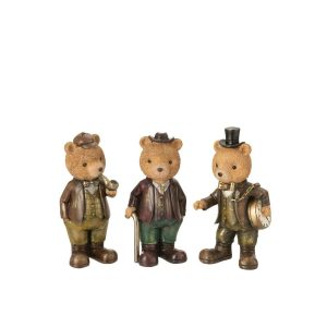 BEAR CLOTHES STONE MULTICOLORED SMALL ASSORTMENT OF 3