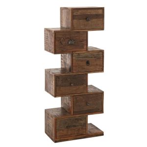 CHEST OF DRAWERS TORO RECYCLED WOOD NATURAL