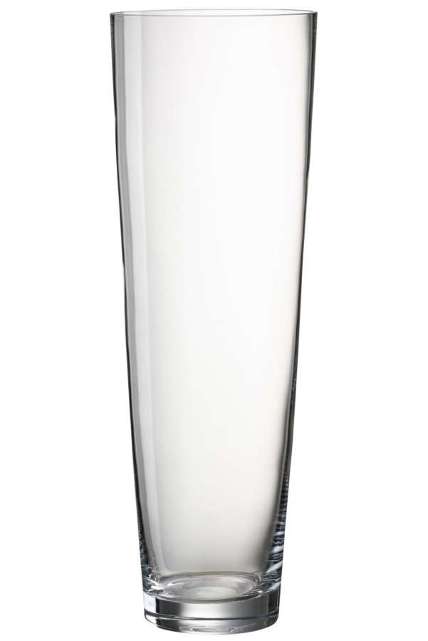 VASE ROUND GLASS TRANSPARENT
