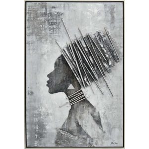 Maleri m/ramme 80x120cm