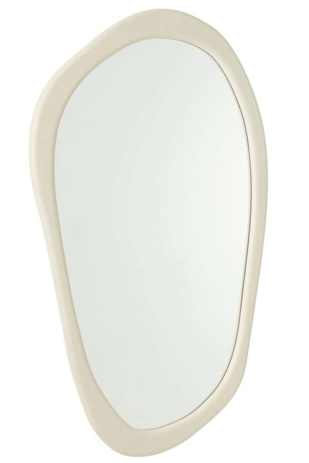 WALL MIRROR MODERNA MDF/MIRROR WHITE LARGE