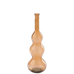 FLOOR VASE  GLASS ORANGE