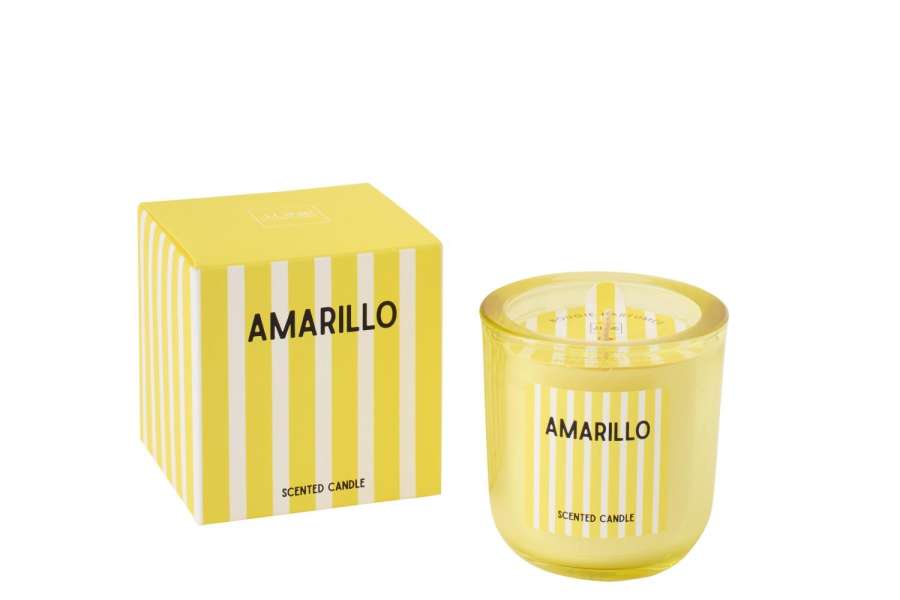 SCENTED CANDLE AMARILLO WAX YELLOW SMALL