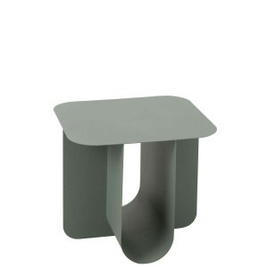 SIDE TABLE SQUARE METAL GREEN