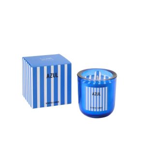 SCENTED CANDLE AZUL WAX BLUE SMALL
