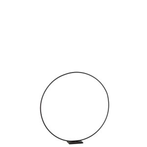 RING ON FOOT METAL BLACK MEDIUM