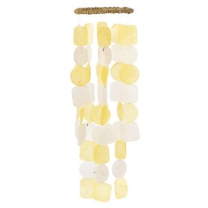 WIND CHIME LISA CAPIZ YELLOW