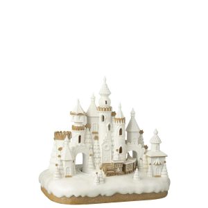 GINGERBREAD CASTLE  +  TRAIN LIMEPOWDER BEIGE/WHITE