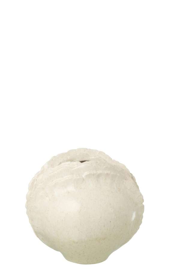 VASE STONEWARE OFF-WHITE SMALL