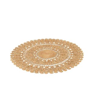 RUG ORIENTAL ROUND JUTE NATURAL LARGE