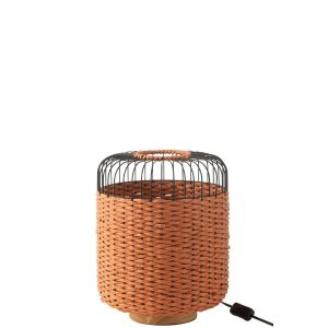 TABLE LAMP METAL ORANGE