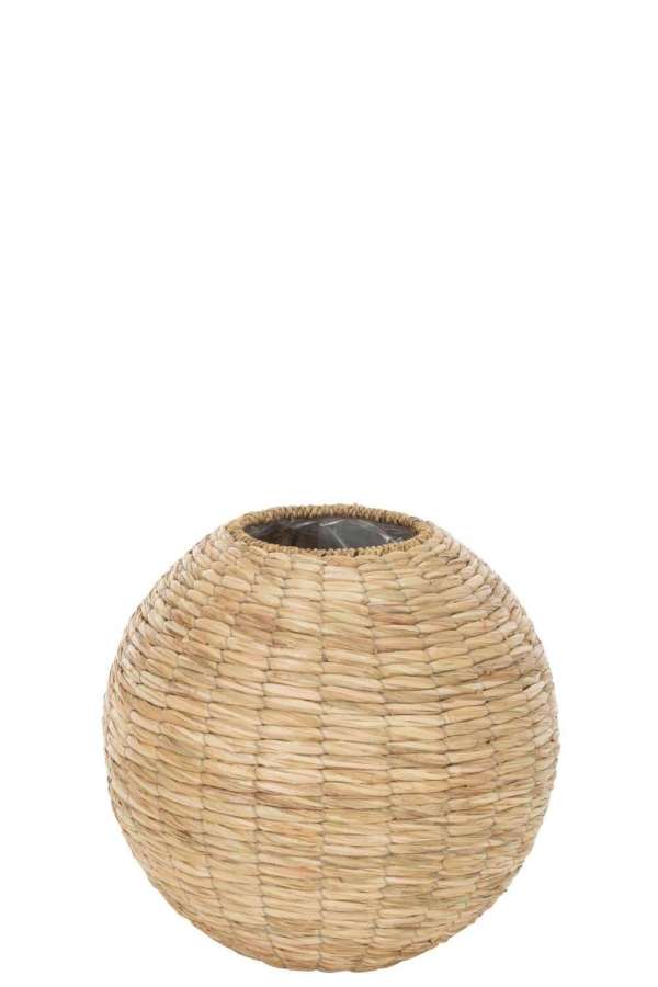VASE YUMI BALL STRAW NATURAL LARGE