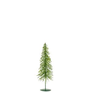 CHRISTMAS TREE GLITTERS PLASTIC DARK GREEN SMALL