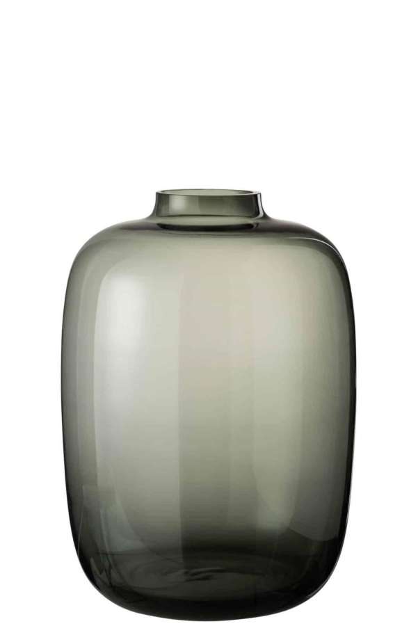 VASE CLEO GLASS GREY LARGE