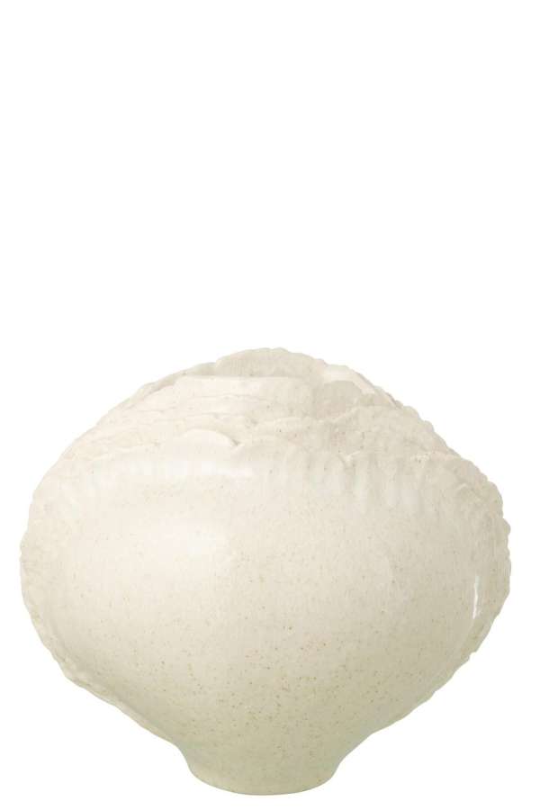 VASE STONEWARE OFF-WHITE LARGE