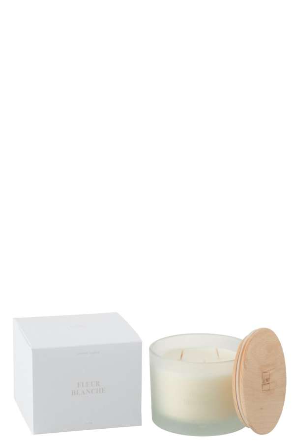 SCENTED CANDLE ACCORDS ESSENTIELS FLEUR BLANCHE-28H