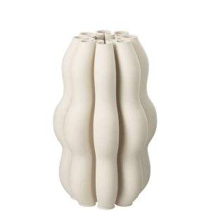 VASE NAOS CERAMIC BEIGE LARGE