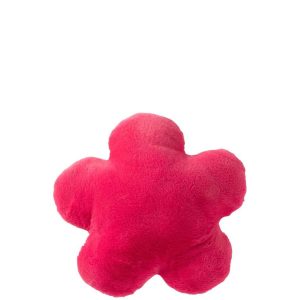CUSHION FLOWER POLYESTER FUCHSIA
