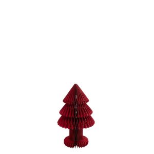 CHRISTMAS TREE FOLDABLE PAPER CHRISTMAS RED MEDIUM